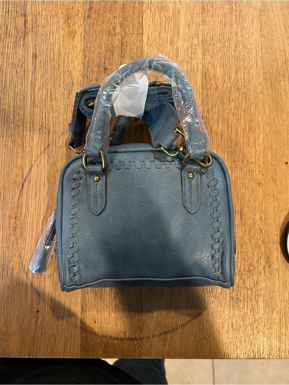 Small Blue Women's Satchel Bag